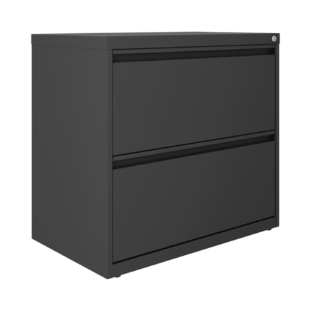 Hirsh 30" W 2 Drawer Lateral 101 File Cabinet, Charcoal 24084